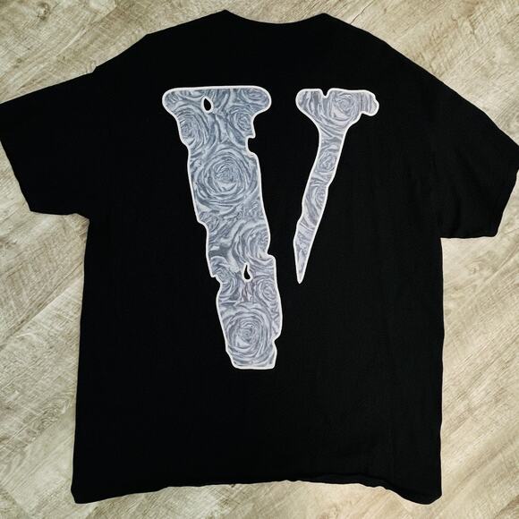Vlone X Pop Smoke The Woo Crewneck T-Shirt Mens XL - Picture 3 of 3